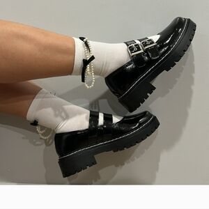 Buckle Mary Jane loafers